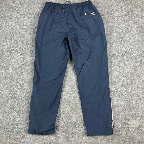 Gear for Sports Track Pants Mens Small Navy Blue Striped Windbreaker Athletic - Picture 11 of 12